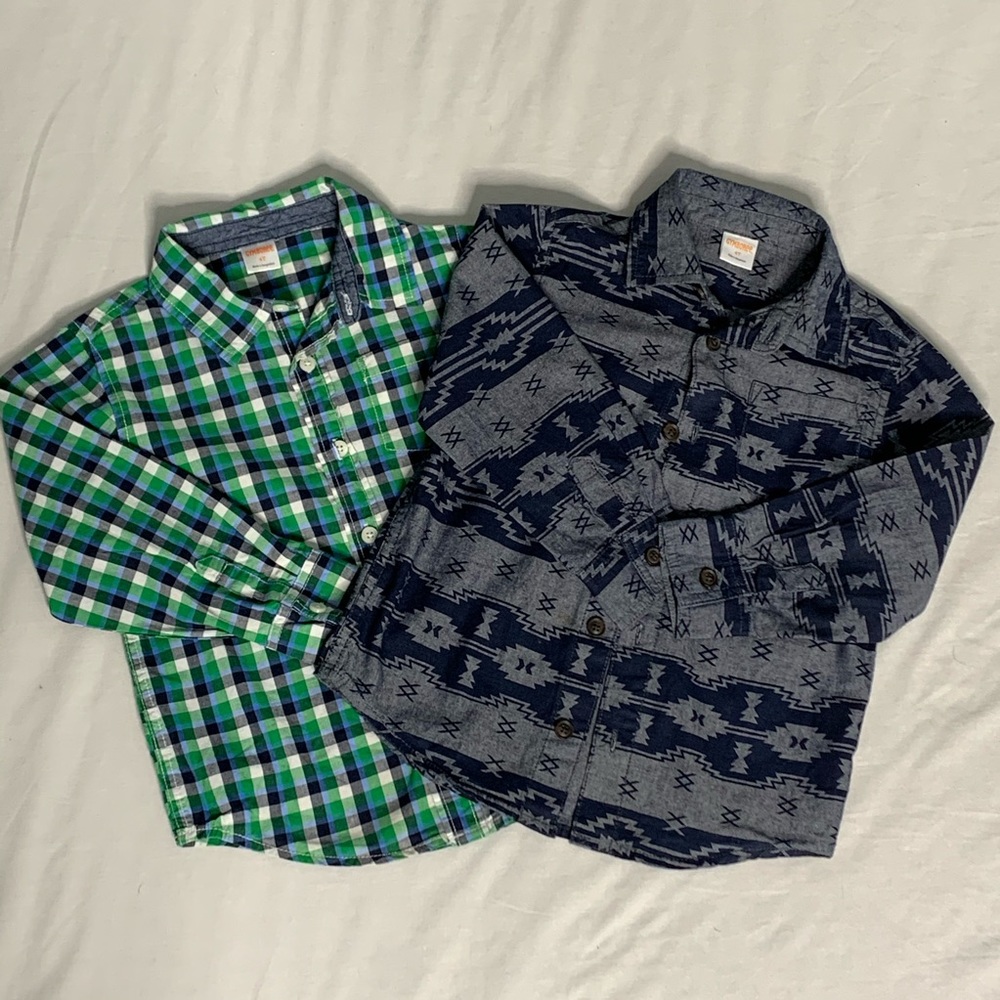 Bundle of 2 4T Gymboree Button Down/Collar Shirt
